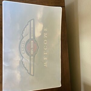 Welcome door decal Harley Davidson 100 years